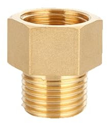 XSDSM Brass Reducer Hexagonal G1/2 Internal Thread * G1/2 External Thread tap Reducing Connector for Pipe Connection Conversion