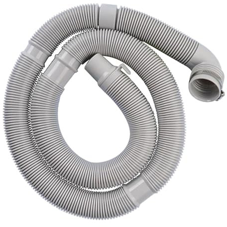 Sewroro Tubo Di Scarico Per Lavatrice 1,5 m in Materiale Eva Resistente, Flessibile e Flusso Rapido, Kit Tubo Flessibile Dell'acqua Per Collegamento Scarico Lavatrice Domestica