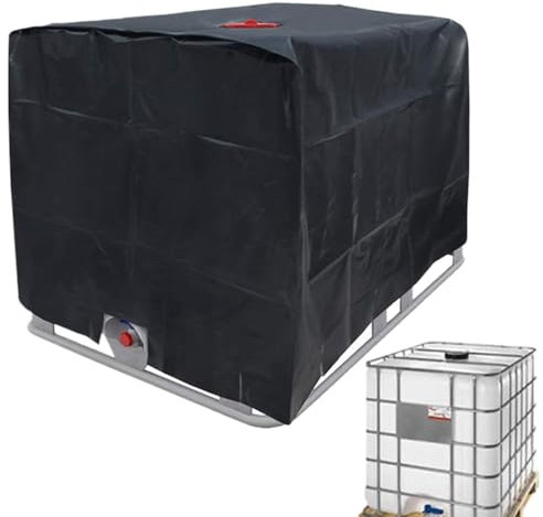 Water Barrel Cover | Rain Barrel Protective Cover - Dust-Proof Waterproof Sun Protection Oxford Cloth Shield for 1000L Tank RV Camping