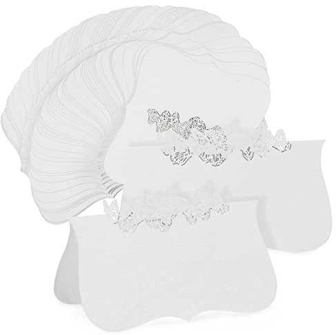 Uonlytech 50 Pezzi Biglietti Segnaposto per Matrimoni con Design Pz Tende per e Decorazioni Eleganti per e Celebrazioni