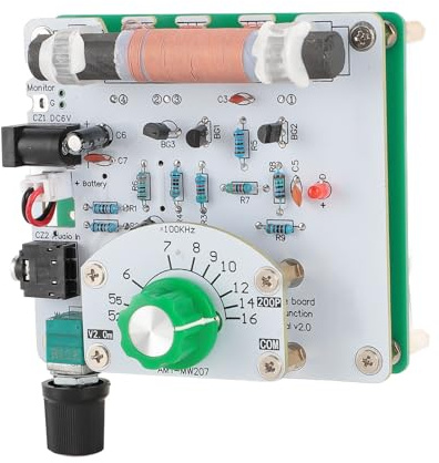 Haofy MW AM Radiokanal DIY Sound Quality AM -Sender för Ett Experiment med Utbildningsmaterial PCBFRENCY 525 Till 1605 KHZ