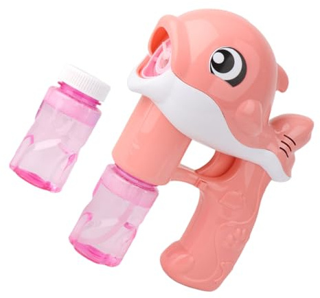 WHAMVOX Automatische Delfin Seifenblasenmaschine Kinder Blasenspielzeug Elektrisch Leicht Tragbar Geschenk Für Zuhause Park Strand
