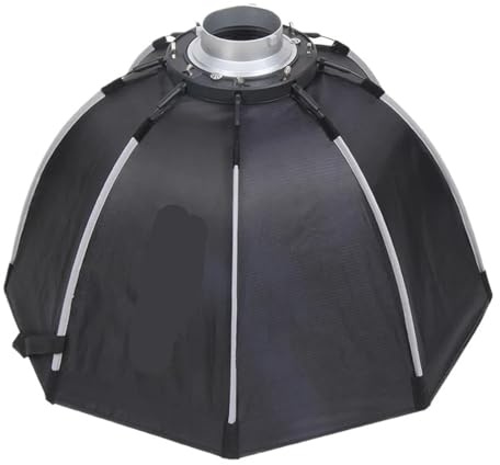 Compatible For Bowens-Mount Flash Units - Portable Octagon Umbrella Softbox With Honeycomb Grid For Outdoor Photography