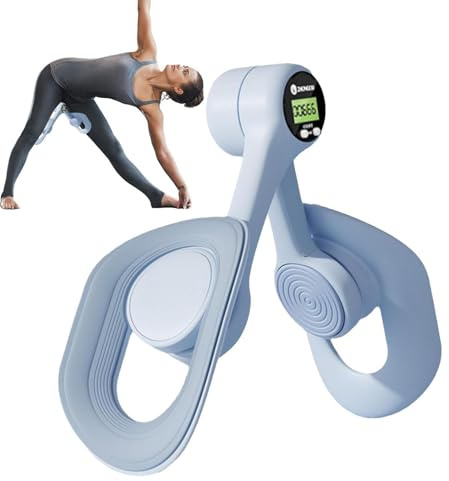 Bäckenbottentränare: smart räkning, 360° rotation, urora glaze höftutövningsmaskin, halkfri innertoner för lår för rygg, axlar, armar, ben, kvinnor