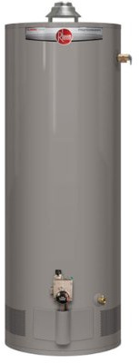 Rheem PROG50-36P RH62 Professional Classic Tall Residential 36K BTU Atmospheric Liquid Propane Gas Water Heater, 50-Gallon