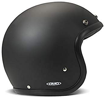 DMD Motorcycle Helmet, Schwarz, Größe S