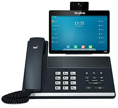 Yealink SIP VP-T49G Telefono VoIP, Nero