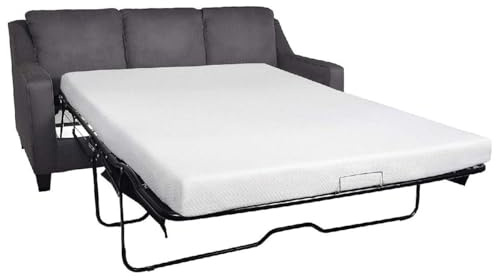 Milliard 4.5-Inch Memory Foam Sofa Bed Mattress Replacement, Queen Size, Pull Out Sofa Bed Queen Size, Sleeper Mattress & Couch Beds, Premium Comfort - Couch, Pullout Sofabed, Cama Not Included
