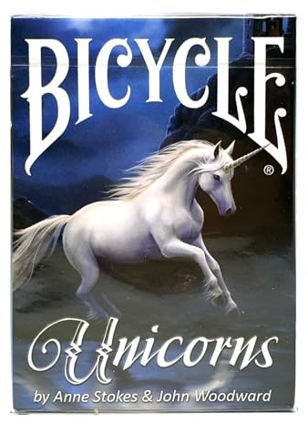 Fournier 1042740 Unicorns, by Anne Stokes Fantasy Poker Kartendeck für Sammler, Mehrfarbig