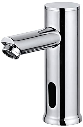 Homssy Elektronischer Waschtischarmatur S1, Wasserhahn mit automatischem Sensor 1 Wasser (kalt)