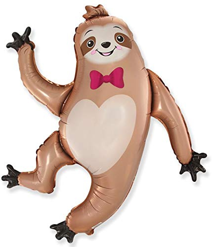 Ballonheld Ballon gonflable paresseux, env. 90 cm, convient à l'hélium, longue durée de flottement, pour enfants