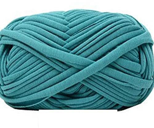 Zoomlie 10 Rollen gewebte Stofflinie, Doppelstrickgarn, 100 % Polyester, super weich, grob, sortierte Farben, Häkelwolle zum Stricken von Decken, Kissen, Handarbeiten (10 Knäuel, Farbe 27)