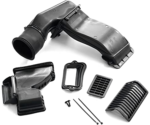 Volkswagen 7E0819381D Luftführungskanal Standheizung Zuheizer Luftrohr Rahmen Ausströmer, 7-teilig, nicht für Fahrzeuge mit Trennwand *** Angabe 17-stellige FIN erforderlich! ***