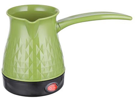 McbeAn Cafetera Eléctrica, Cafetera Eléctrica De Acero Inoxidable De 500 Ml con Mango Largo Antiescaldaduras, Sin Quema En Seco, para El Hogar, Cocina, Oficina, Viajes, Camping