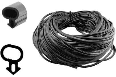 Fensterdichtung 50m Gummi Dichtung für Kunststofffenster EPDM S-232