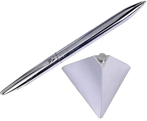 Lurrose Stylo Magnétique Pour Bureau Avec Base Triangulaire Stylo De Signature Fluide Pour Hommes Accessoire Écriture Exécutif Pour Bureaux Et Salles De Réunion