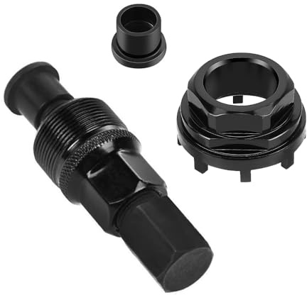 SKIKHN Extracteur de Manivelle de Vélo, Outil de Pédalier Verrouillage de Vélo, 42 mm, 8-Dents Lockring Tool, Extracteur Manivelle Velo, Outil de Pédalier de Vélo, pour Vélo de Montagne