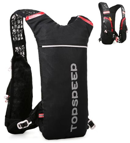 Kavolet 5L Trinkrucksack Rucksack, atmungsaktive Trinkweste, Hydration Pack Fahrradrucksack für Laufen, Camping, Wandern, Marathoner