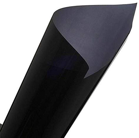TANGSIYANG TöNungsfolie Auto 100x50 cm schwarz for Autofenstern Tint Film Glas ungeschnittener Windowsglas Sommerauto Solar Solar Sheet UV Beschützer for Auto Scheiben TöNungsfolie Auto