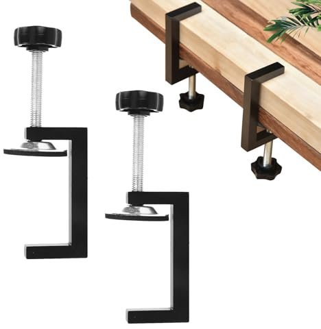 C Klemme, Schraubzwingen, Zwingen Klemmen, Tischklemme, Schraubklemme, Universalhalterung Klemmwerkzeuge, für Schweißarbeiten, Tischler, Gebäude, Haushaltsmontage, Klemmbereich 57mm, 2 Stück