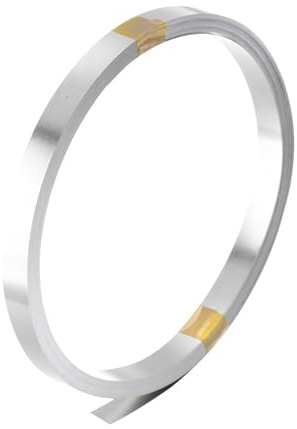 QUARKZMAN Tira de Níquel Puro 0.2mm x 8mm x 5M Pestaña de Soldadura | 1 Pieza, de Níquel, para Paquete de Batería, y Soldadura por Puntos