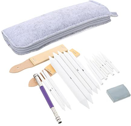 HAPINARY 1 Satz Skizzenwischer-trimmer Wischstift Zum Zeichnen Radiergummi Aus Papier Und Stahl Künstler-zeichenwerkzeuge Für Details Und Glanzlichter
