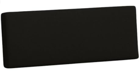 FOAMSUPA Pallet Sofa Cushions Set, Outdoor Garden Furniture Foam Seat Pads with Backrest, Multiple Colours (BLACK, Long Back Cushion 120cm x 40cm x 10cm)