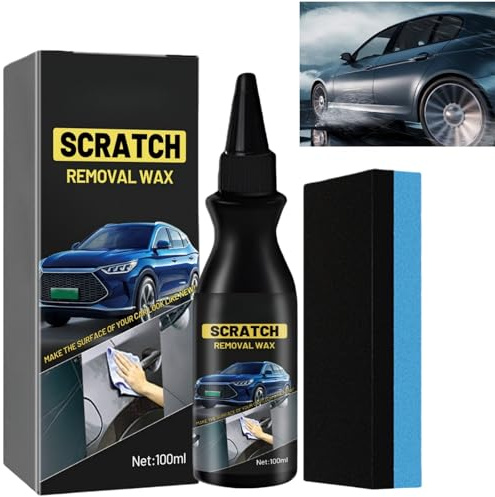 Car Scratch Remover Kit,Deep Scratch Repair Kit for Cars,Effective & Easy to Use Scratch Repair Wax & Polish, Removes Deep Scratches,Removes Scratches Anti-Scratch Repair Paste,Natural Repair