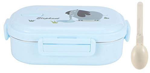 Pwshymi Aislada de Acero Inoxidable a Prueba de Fugas para Niños, Contenedor de Comida Japonés