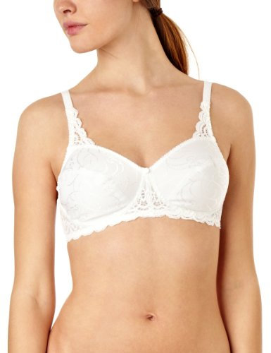 Triumph Amourette Romance Non Wired Women's Bra White 34D