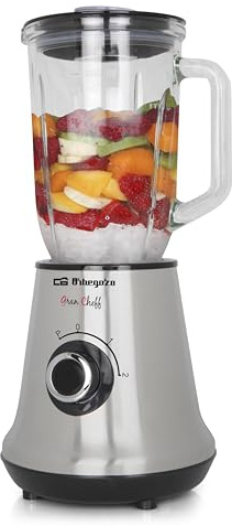 Orbegozo BV 3500 16456 Batidora de vaso, 500 W, Gris