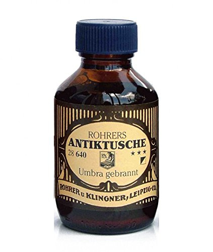 Rohrer & Klingner Antiktusche Umbra gebrannt 100 ml
