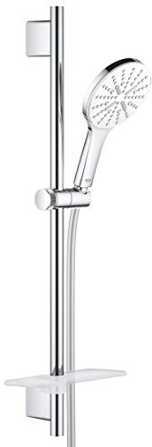 GROHE Rainshower 130 SmartActive | Brausestangenset 3 Strahlarten | moon white | 26576LS0