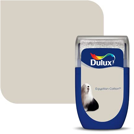 Dulux Walls & Ceilings Tester Paint, Egyptian Cotton, 30 ml