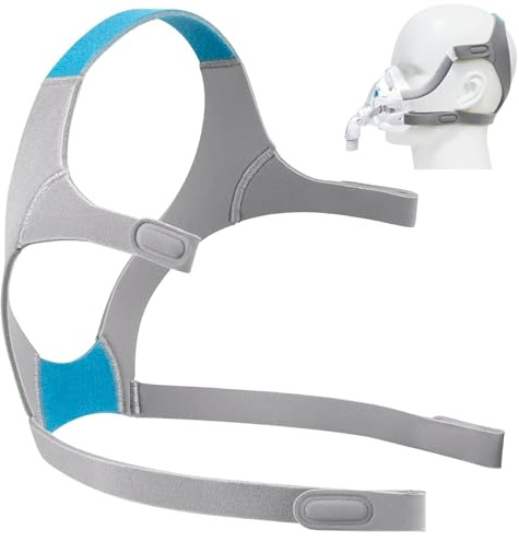 F20 CPAP Kopfband für AirFit F20 / AirTouch F20, Komfortables F20 CPAP-Masken-Ersatzkopfband, Unisex Verstellbares Cpap Airfit F20 Kopfband für F20 Cpap Maske Kopfband - Größe M (Nur Kopfband)