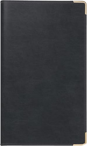 rido/idé Taschenkalender Mod. Taschenplaner int. 2025 | A6, Kunstleder, schwarz