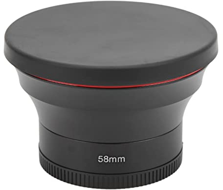 Objectif de Caméra en Verre Optique, Objectif Grand Angle 58mm 0,43x avec Objectif Macro pour la Photographie de Paysage