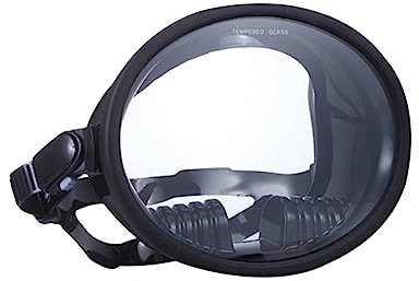 HANABASS Taucherbrille Mit Weitem Sichtfeld Anti-beschlag-Schutz Lebensmittelechtes Silikon Gehärtetes Glas Komfortabel Und Dicht Geeignet Für Schnorcheln Tauchen Und Schwimmen Schwarz