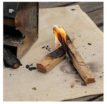 Feuerlöschdecke Fireshield, Untergrillmatte for Außengrill, Feuerfeste Grillunterlage, Innenkamin/Feuerstellenmatte, Ölbeständiger, Wasserdichter Grillschutz for Terrassen Und Veranden(100X100cm)