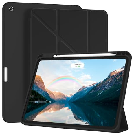 Compatible Con iPad Air 3ª Generación 2019/iPad Pro 2017 10,5 Pulgadas, Funda de Silicona Ultra Fina Con Soporte, Antigolpes, Suspensión Automática