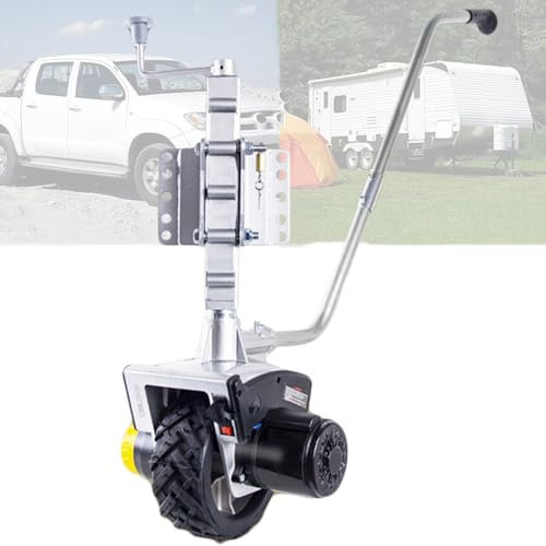 Elektro Anhänger Stützrad Mover Elektrische Rangierhilfe für Wohnwagen Anhänger Pferdeanhänger Autoanhänger Trailer Usw 12v Volle 550 Watt Power