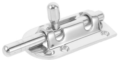 iplusmile 1set Serrature Scorrimento Per Porta e Finestra Inossidabile Chiusura Facile Per Yacht e Adatto Per Uso Ed Esterno Include Viti Di Montaggio