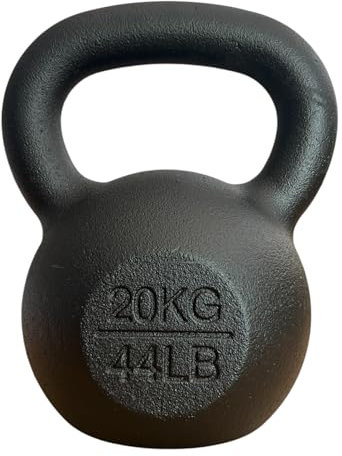 Chase Fitness Cast Iron Kettlebell, 4kg - 40kg, Home Gym Training Equipment (16, Kilograms)