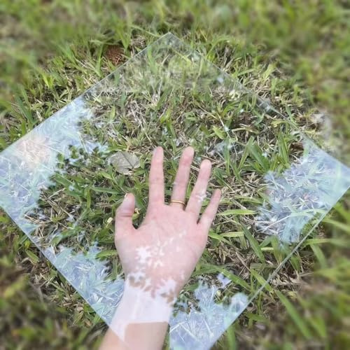 GQZJY Policarbonato Placas Tejado Transparente PC Placa Acrílico 1mm Impermeable, Resistente Al Impacto Y UV, Ideal para Cubiertas, Porches, Invernaderos Y Garajes(Size:1x3m,Color:1mm)