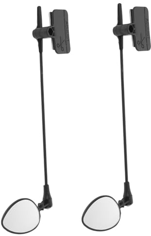 Sosoport Verstellbarer Helm Rückspiegel für Mountainbikes Leichter Windfester Hochauflösender Fahrrad Helmspiegel Einfach Montierbarer Tragbarer Helm rückspiegel für Outdoor radsport
