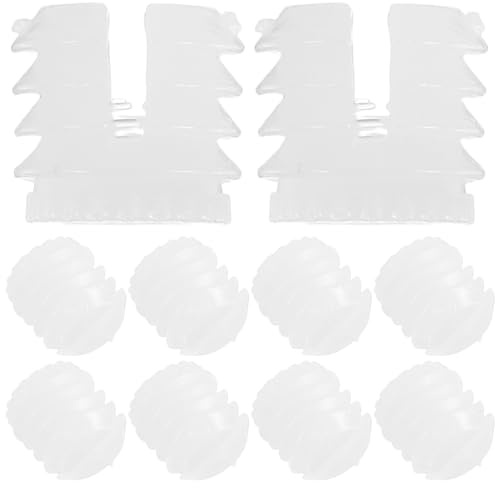 Homoyoyo Goujons de Charnière en Nylon 4x9 Mm 200 Pièces, Inserts pour Quincaillerie D'armoires, Chevilles de Réparation pour Portes et Tiroirs, Fixation Stable et Résistante, Usage