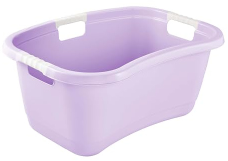 keeeper Janne Ergonomiskt Tvättkar, 50 L, Halkfria Mjuka Handtag, Violett (Mjuk Lila)