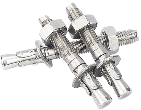 pluggar 10 mm M6 M8 M10 M12 304 rostfritt stål expansion skruv kil ankare med bultar bil reparation Gecko Intern (M10 x 70 (1 st))