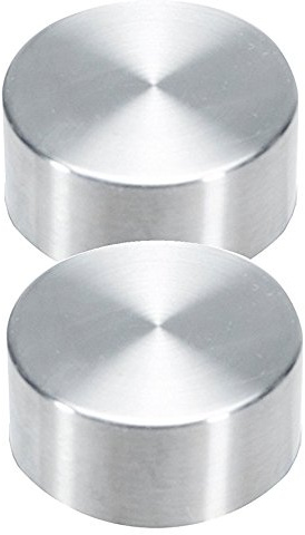Brieftons Glass Bottles's Lids, Pack of 2 Stainless Steel Caps