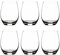 Crystal Stemless Wine Glasses Set of 6, Lead-Free Red or White Wine Glasses, 450ml Glasses for Water, Juice, All-Purpose Drinks Cups, Transparent Drinking Glasses in Gift Box, Dishwasher Safe